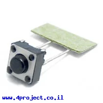 כפתור מיני 6x6 מ"מ - PTH 5mm