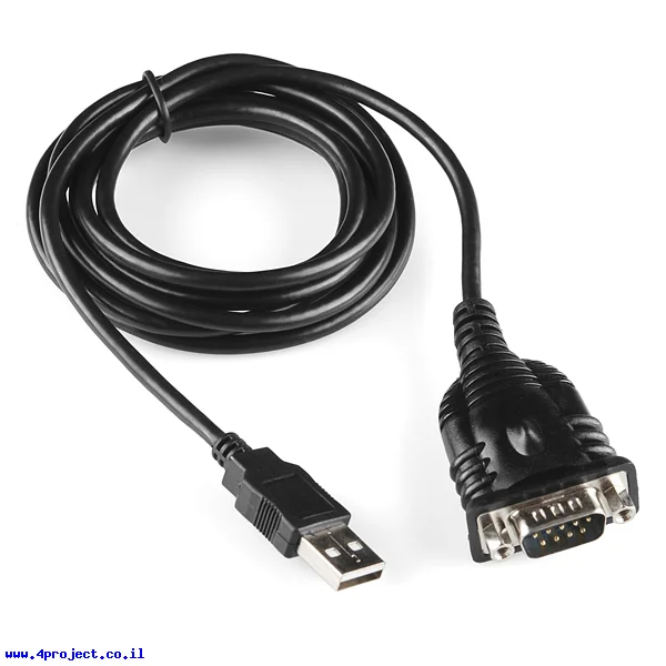 מתאם USB ל-RS-232 - כבל 1.8 מטר
