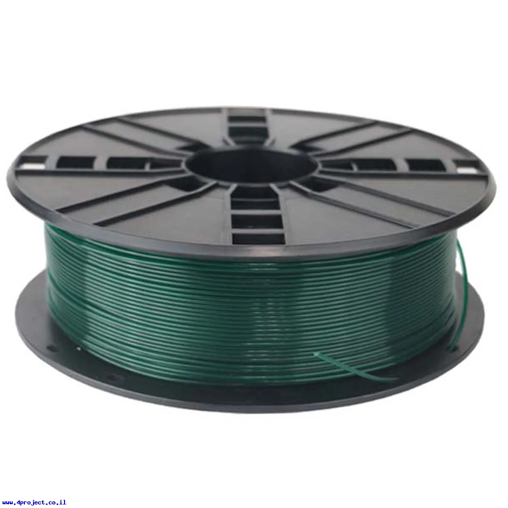 פלסטיק למדפסת תלת-מימד - ירוק כהה - PLA 1.75mm