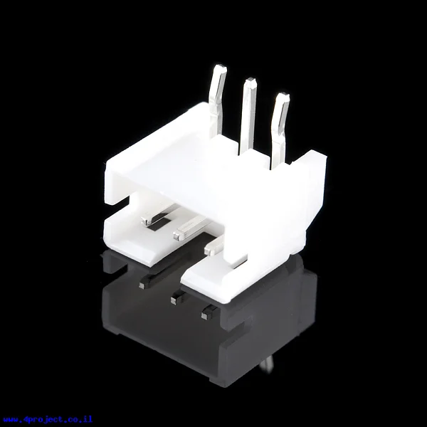 מחבר JST-PH 3 Pin בזווית - PTH