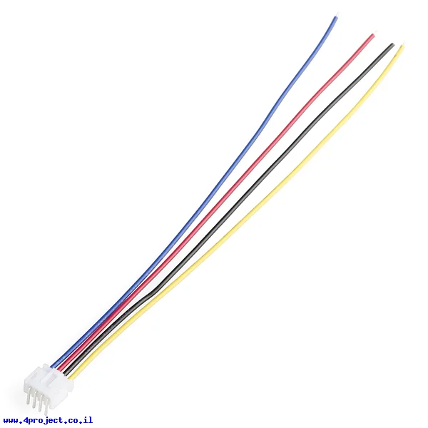 מחבר JST-PH 4-pin עם חוטים