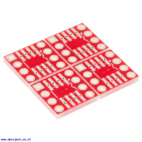 כרטיסון מתאם בין SOIC ל-DIP 8pin - חבילה של 4