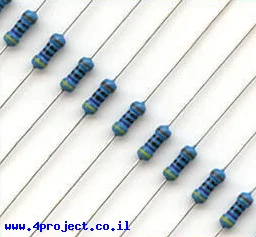 נגד 3.3 מגה אוהם 1/4 וואט 1% דיוק