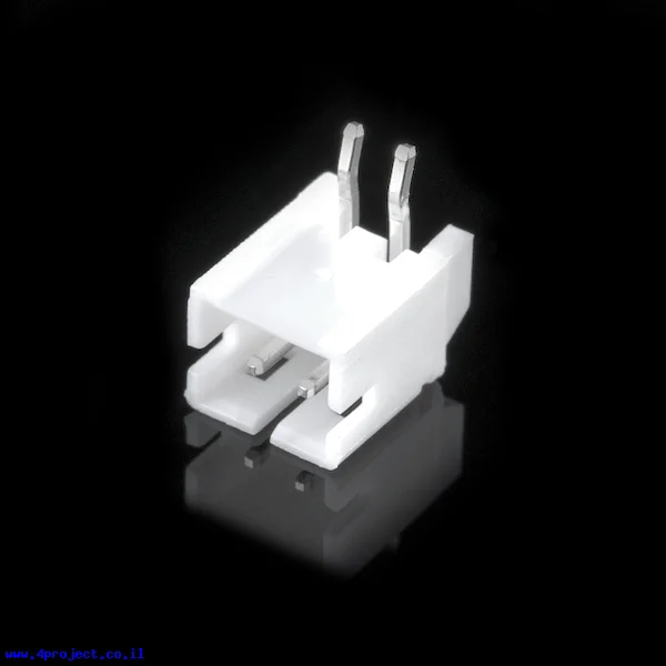 מחבר JST-PH 2 Pin בזווית - PTH