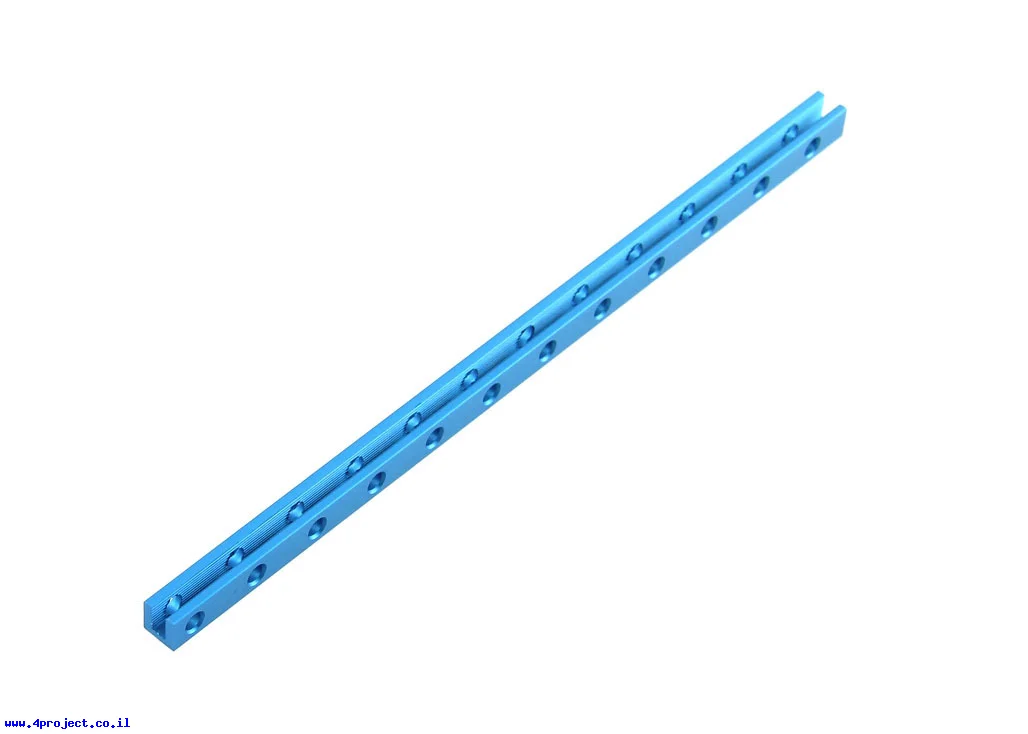 פרופיל אלומיניום 8x8 מ"מ - אורך 192 מ"מ