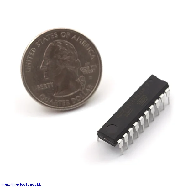 בקר AVR ATtiny2313 20Pin 20MHz 2KByte