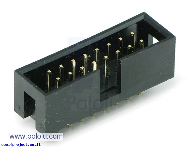 מחבר זכר 2x8 לכבל שטוח