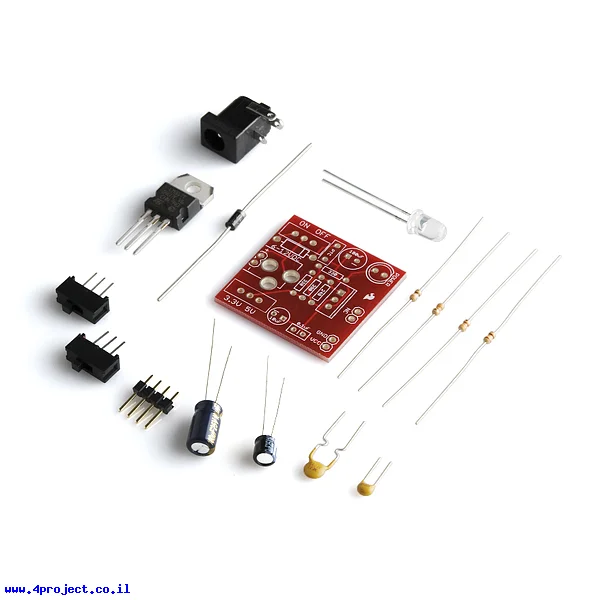 ספק כח למטריצה 3.3/5V - ערכה