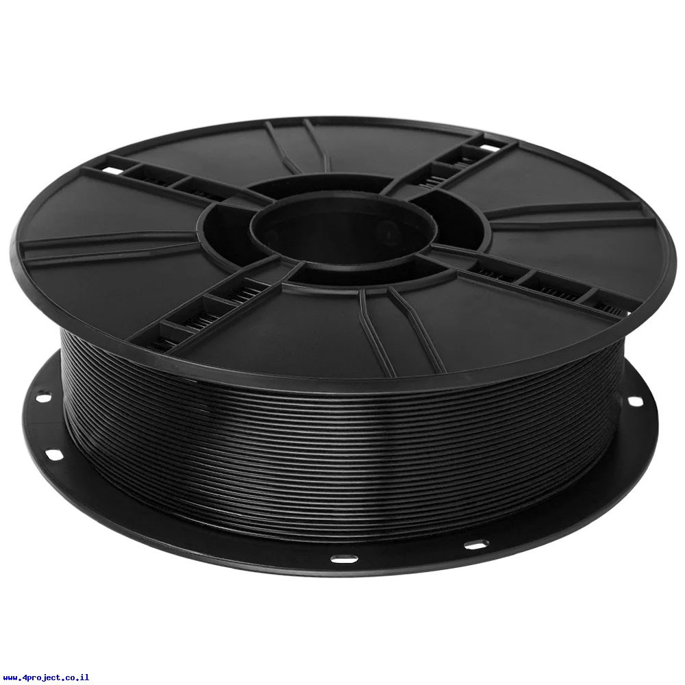פלסטיק למדפסת תלת-מימד - שחור - PLA 1.75mm
