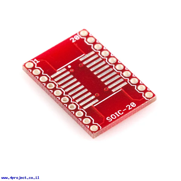 כרטיסון מתאם בין SOIC ל-DIP 20pin