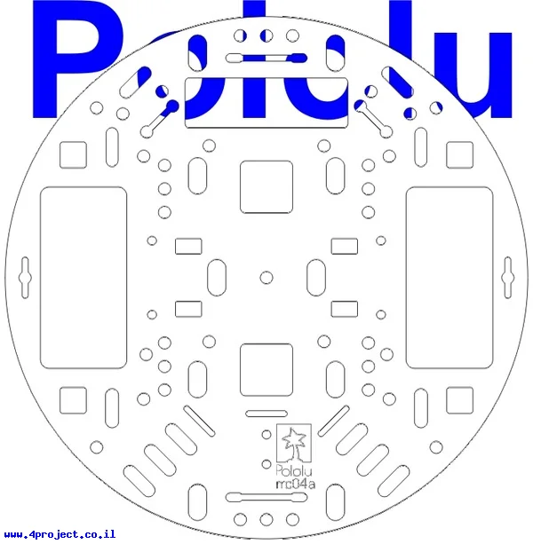 פלטפורמה RRC04A בקוטר 127 מ"מ - צבע לבן