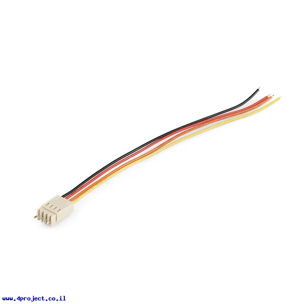 מחבר Molex 4-pin עם חוטים