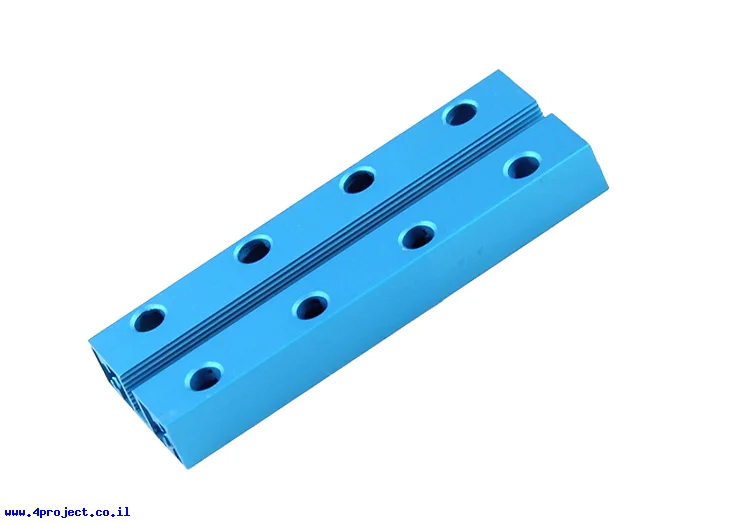 פרופיל אלומיניום 8x24 מ"מ - אורך 64 מ"מ - דגם קודם