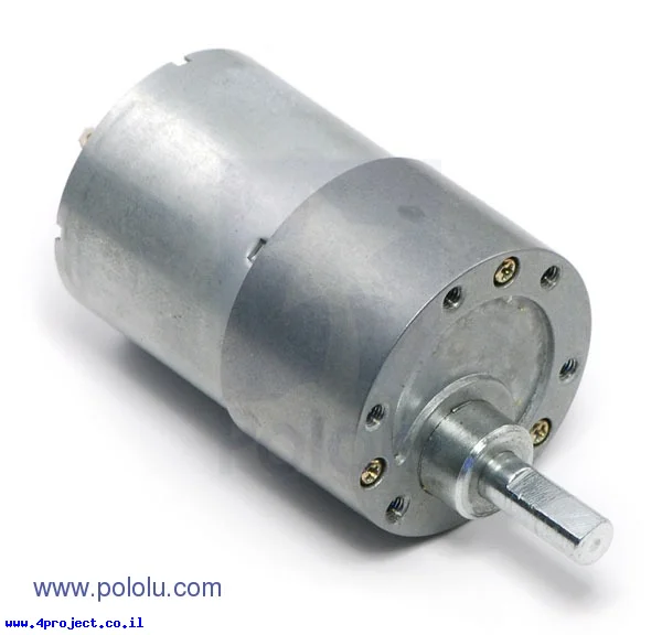 מנוע 37Dx54L מהירות 200rpm @ 12V