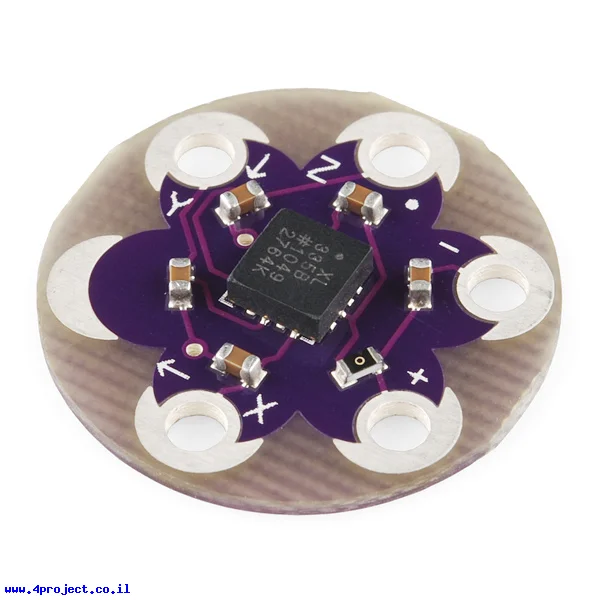 חיישן תאוצה שלושה צירים +/-3g דגם ADXL335 ל-LilyPad