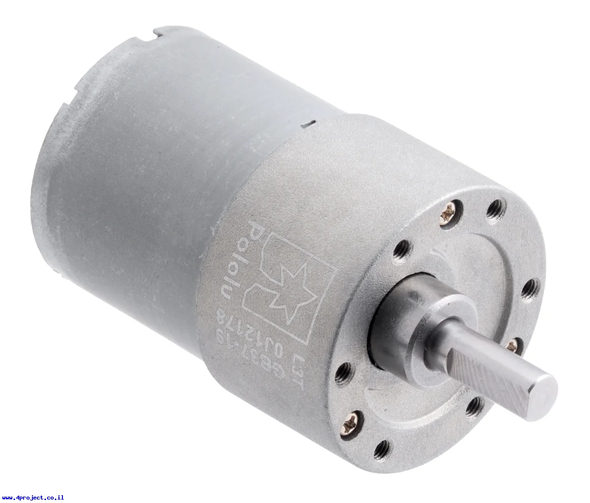 מנוע 37Dx52L מהירות 540rpm @ 12V
