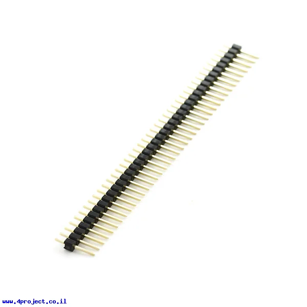 מחבר שורה זכר - 1x40 (שחור)