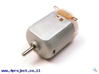 מנוע בגודל 130, מתח 1-6V, זרם תקיעה 5A