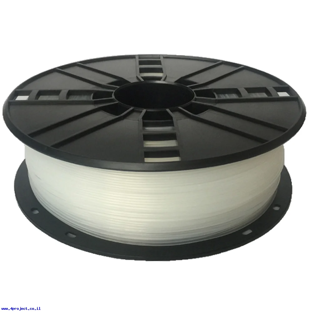 פלסטיק למדפסת תלת-מימד - טבעי - Nylon 1.75mm