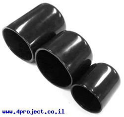 מכסה גומי - קוטר 0.375" / עומק 0.5"