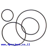 רצועת תמסורת חלקה, עובי 1/8", קוטר 13.00"