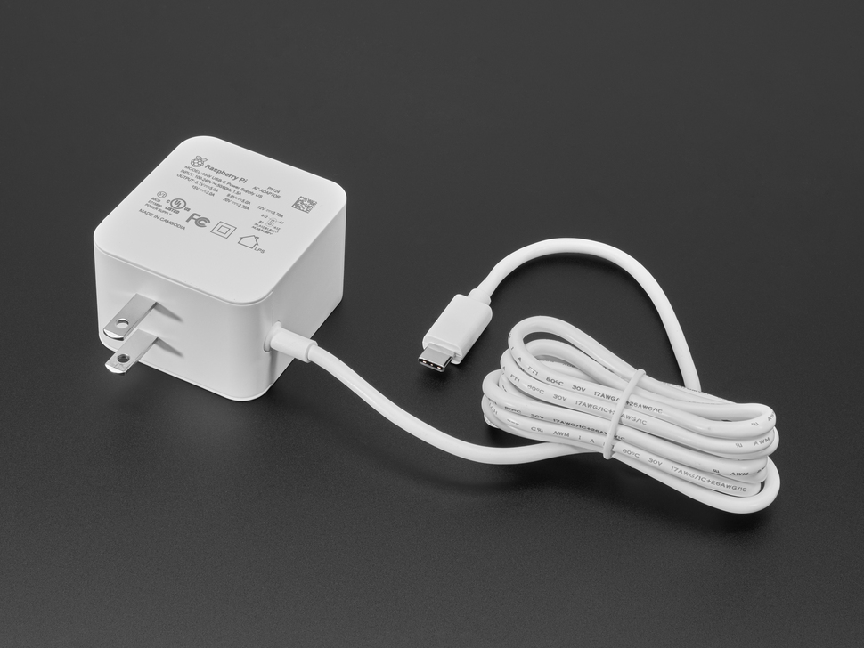 Official Raspberry Pi 45W USB-C Power Supply