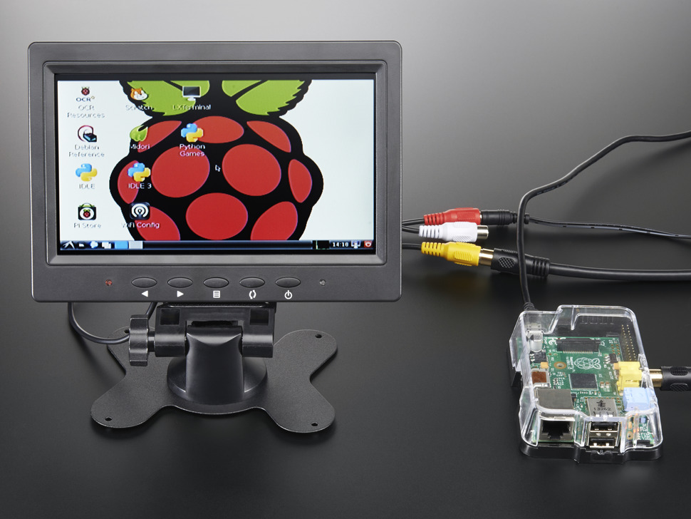 NTSC/PAL (Television) TFT Display - 7" Diagonal
