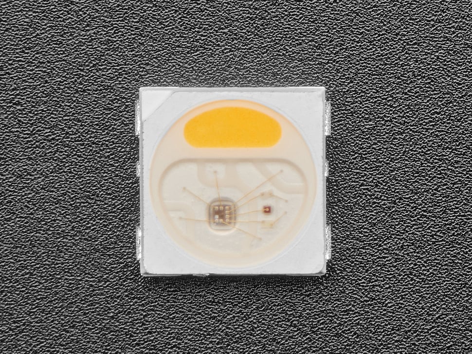NeoPixel Warm White LED w/ Integrated Driver Chip - 10 Pack