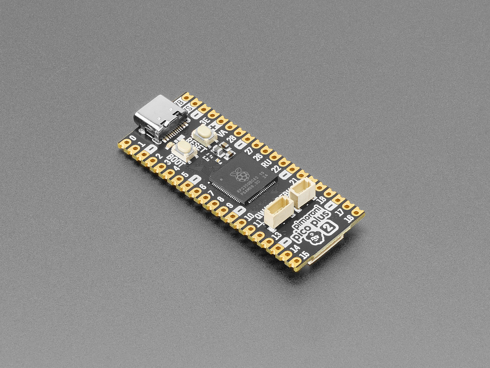 Pimoroni Pico Plus 2 - RP2350 Dev Board with Pico Shape and Pins