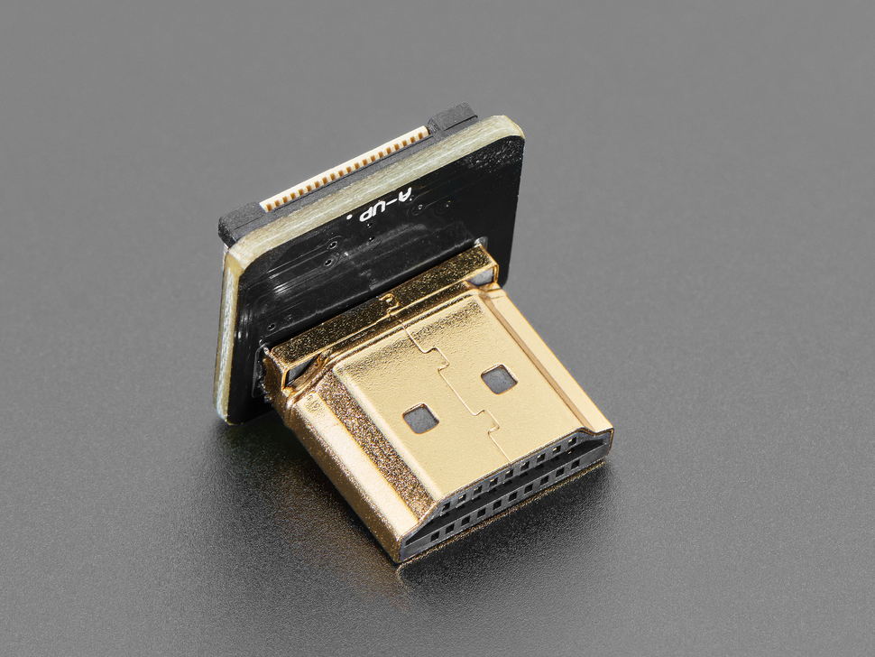 DIY HDMI Cable Parts - Right Angle (L Bend) HDMI Plug Adapter