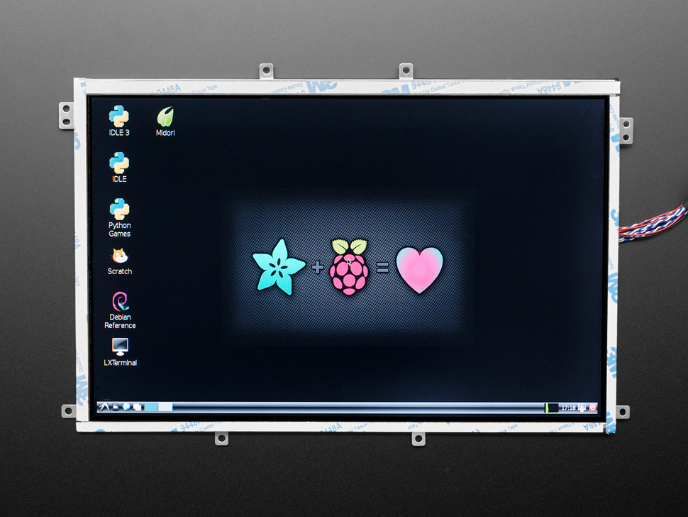 HDMI 4 Pi - 10.1" Display 1280x800 IPS - HDMI/VGA/NTSC/PAL