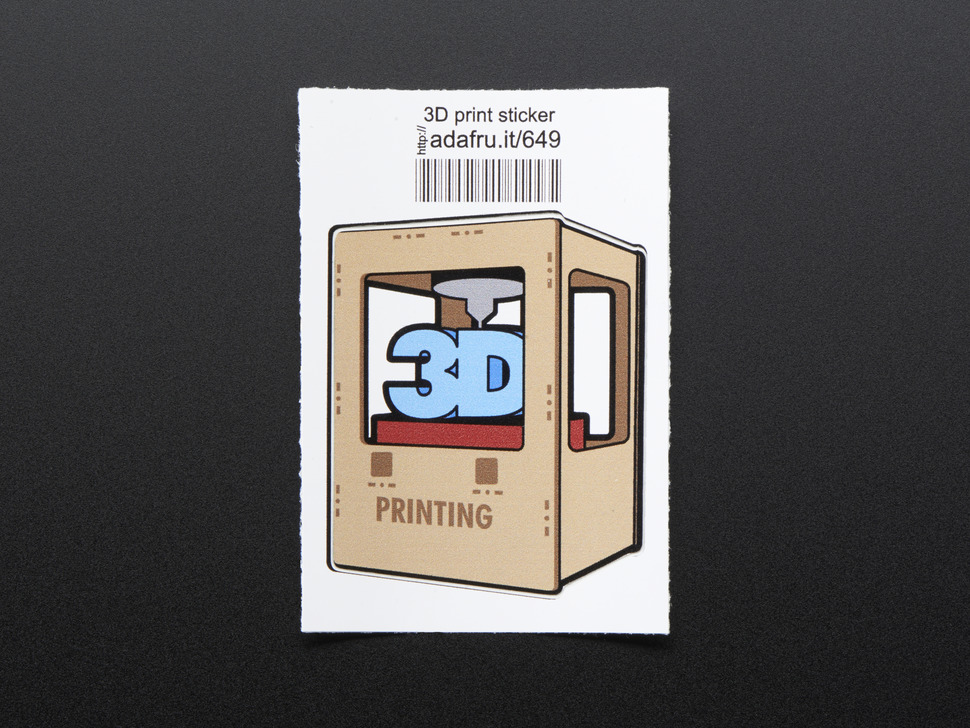 3D printing - Sticker!