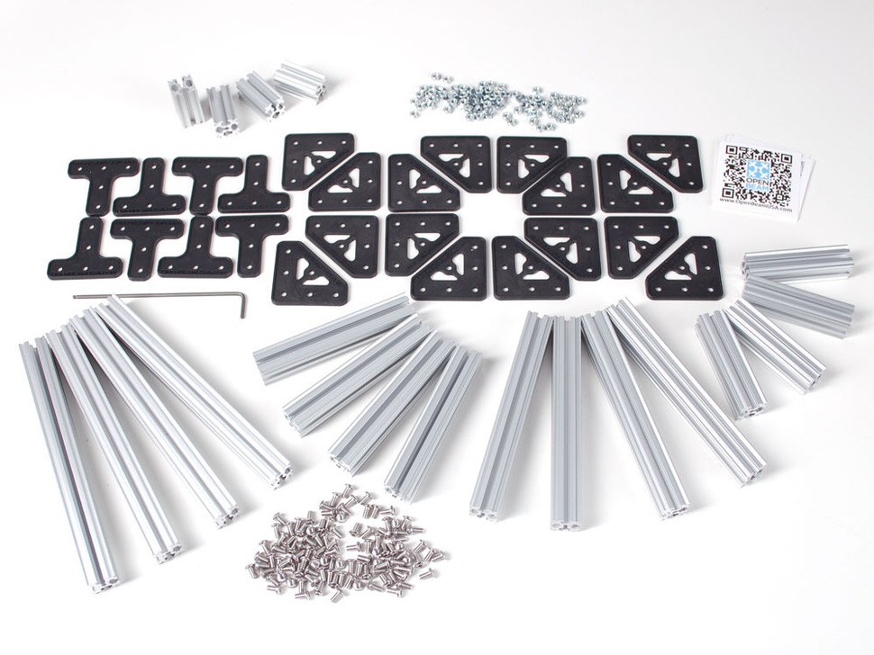 OpenBeam Starter Kit - Silver Aluminum