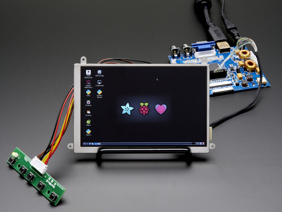 5.6" Display & Audio 1280x800 (720p) Kit - HDMI/VGA/NTSC/PAL