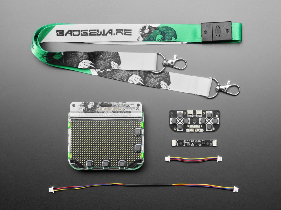 Pimoroni Badgeware Blinky – Badge + STEM Kit