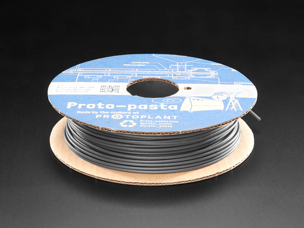 Proto-pasta - 2.85mm Diameter - Magnetic Rustable Iron Filament