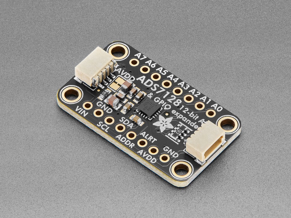 Adafruit ADS7128 8-Channel ADC and GPIO Expander