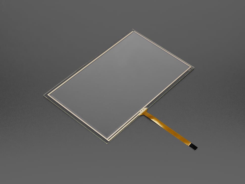 Resistive Touchscreen Overlay - 7" diag. 165mm x 105mm - 4 Wire