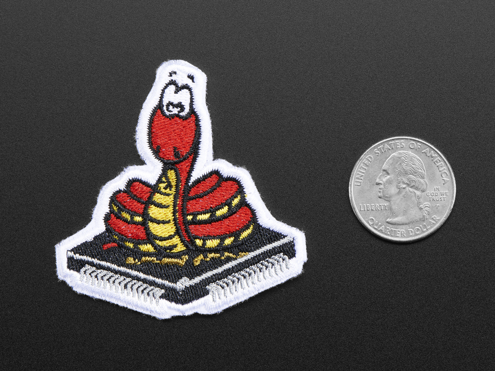 MicroPython - Skill badge, iron-on patch