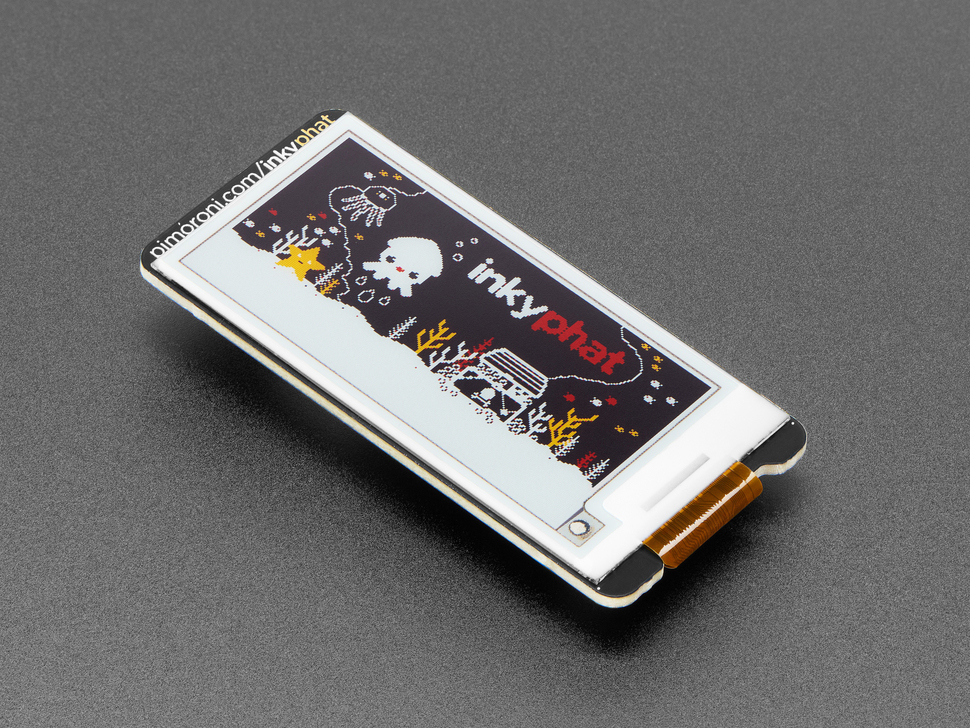 Pimoroni Inky pHAT - 4 Color eInk Display