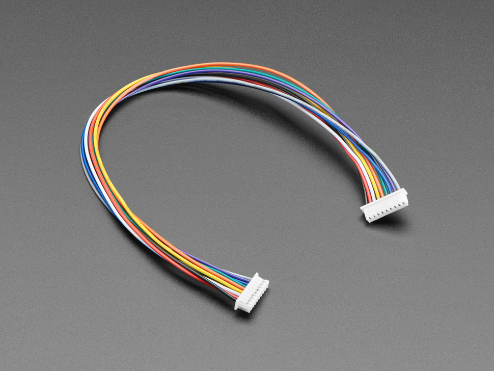 1.25mm Pitch 9-pin Cable 20cm long 1:1 Cable