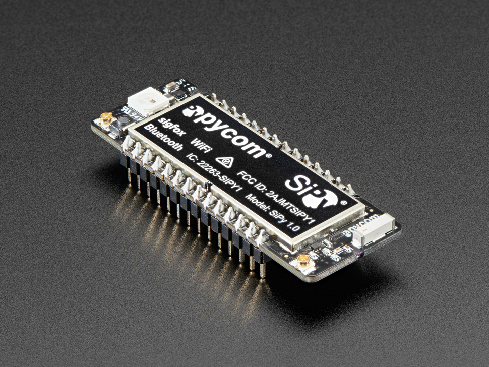 Pycom SiPy 1.0 – ESP32 WiFi, and +22dBm SigFox Radio