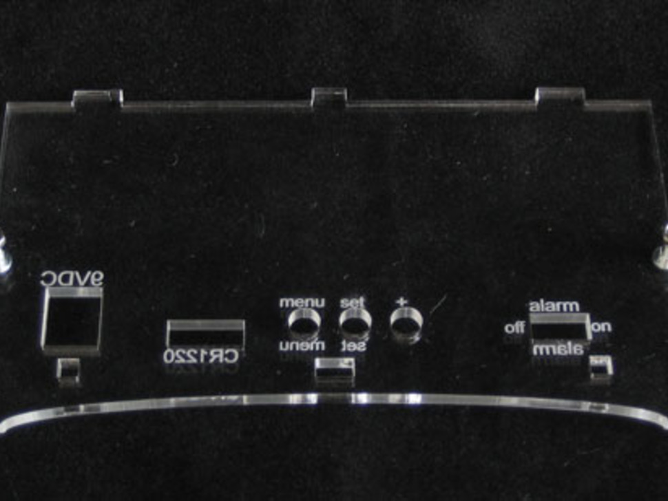 Ice Tube clear acrylic enclosure
