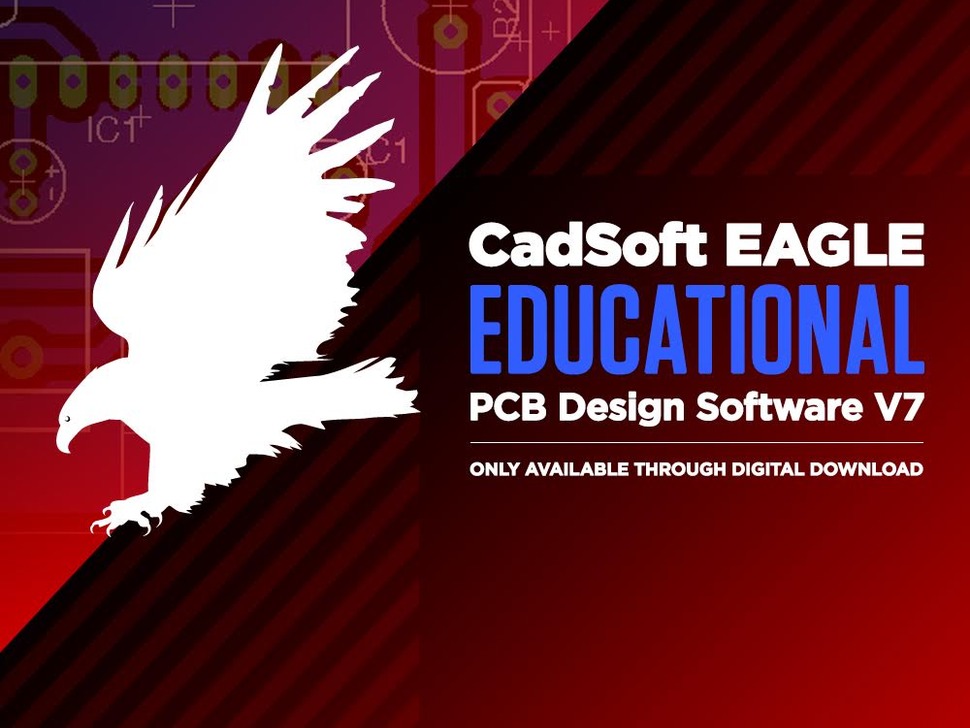 CadSoft EAGLE Learn PCB Design Software V7 - .EDU - 1 User