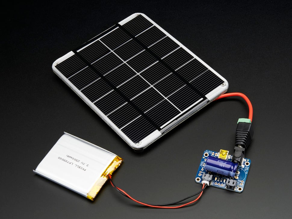 USB / DC / Solar Lithium Ion/Polymer charger