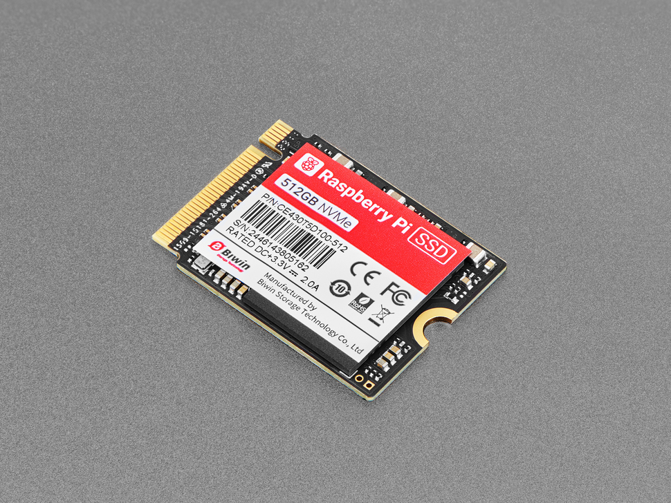 Raspberry Pi NVMe SSD - 512GB