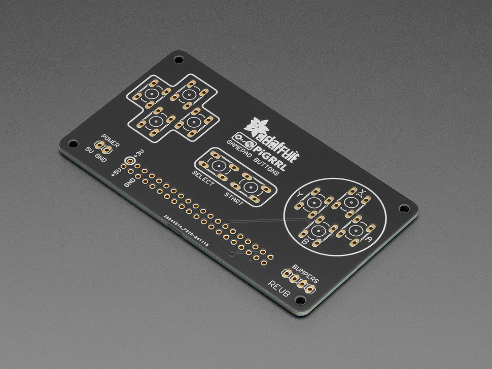 PiGRRL 2.0 Custom Gamepad PCB