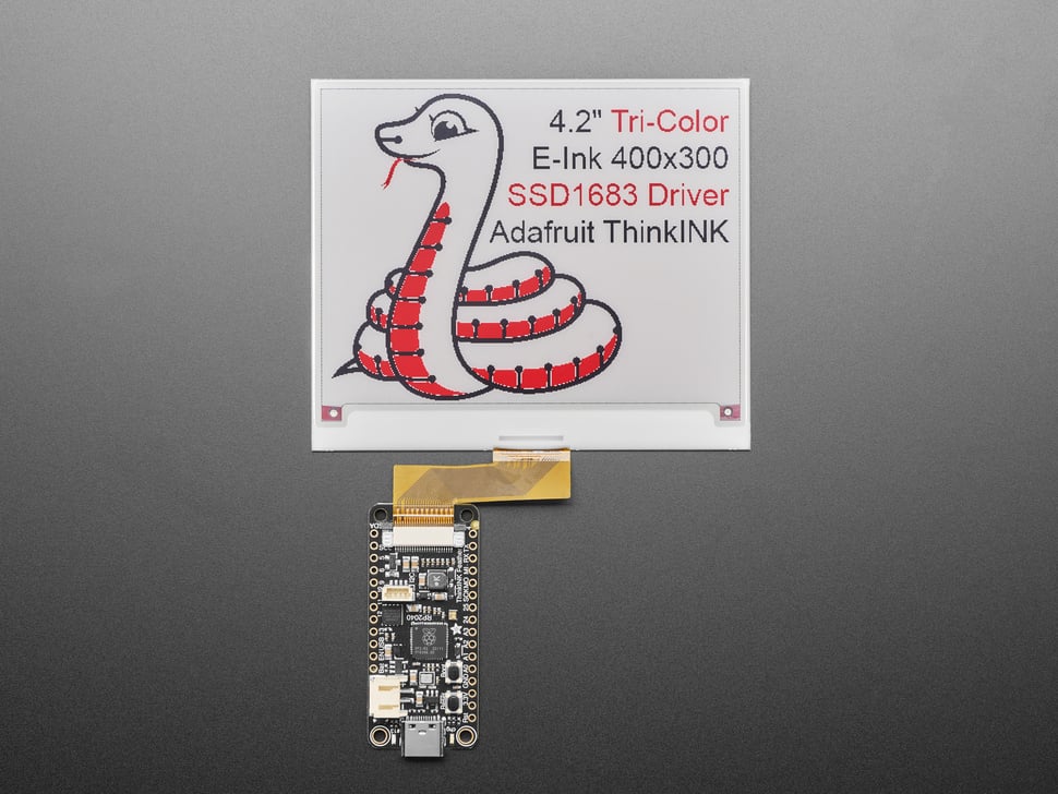 4.2" 300x400 Tri-Color eInk / ePaper - Bare Display