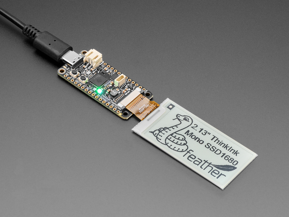 2.13" 250x122 Monochrome or Gray eInk / ePaper - Bare Display