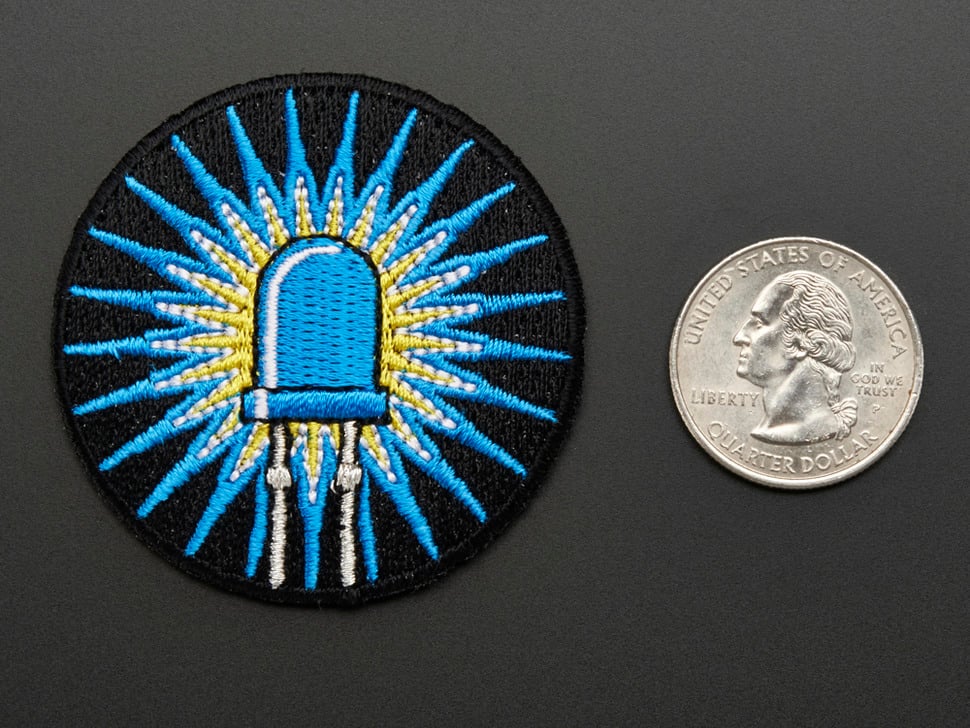 LEDs - Skill badge, iron-on patch
